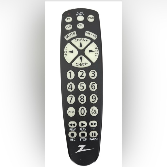 Zenith Other - ZENITH CL014 UNIVERSAL VCR TV CBL BIG BUTTON Remote Control like new!